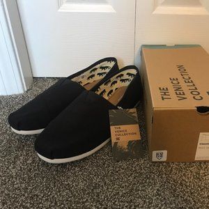 Mens TOMS Classic Black Alpargatas